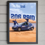 mockup affiche 206 raid